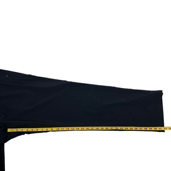 Adidas Mens Flat Front Full Length Four Pocket Relaxed Pants Black Size 40X32 - Picture 9 of 14